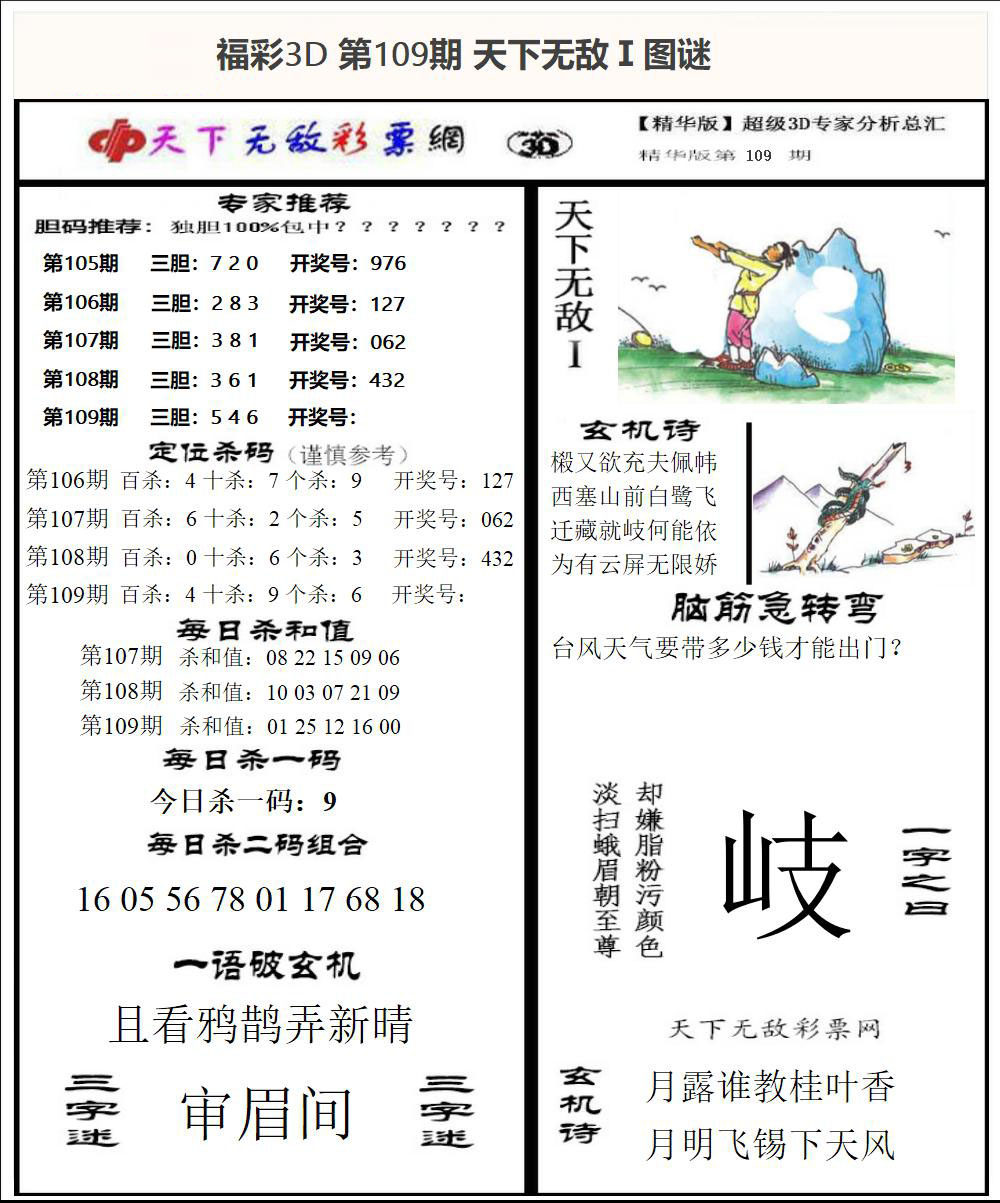 福彩3D天下无敌Ⅰ