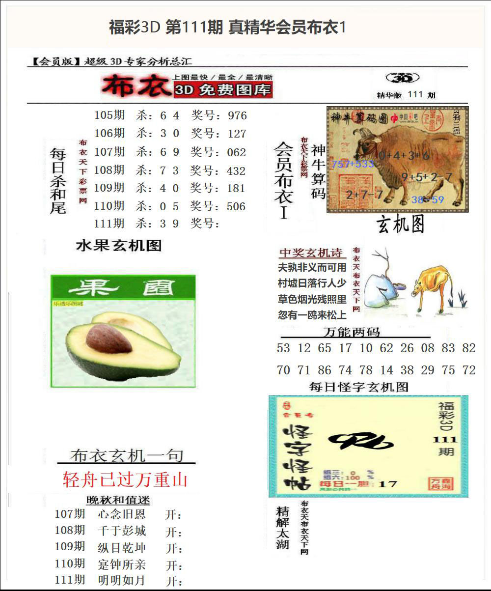 真精华会员布衣1