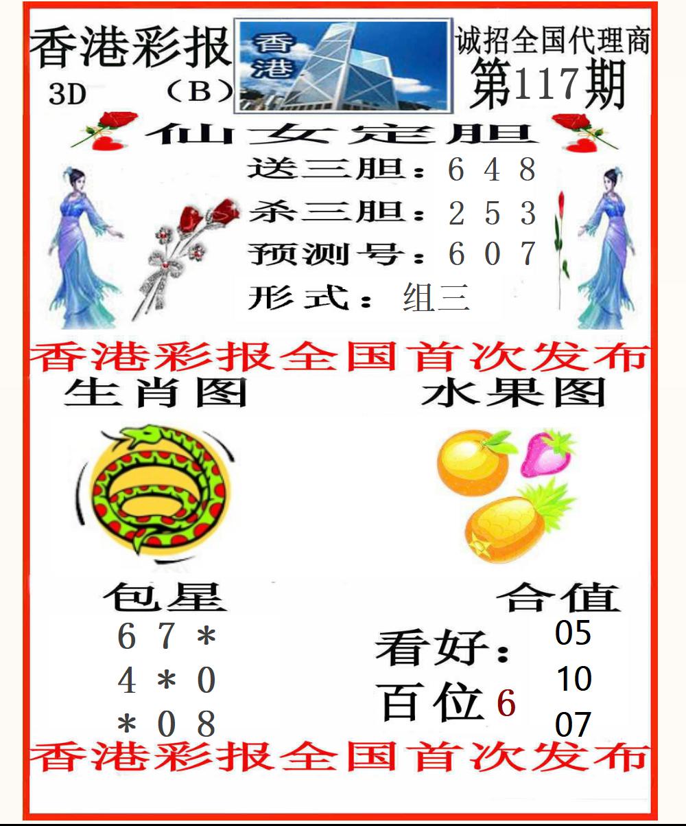 3D香港彩报B版