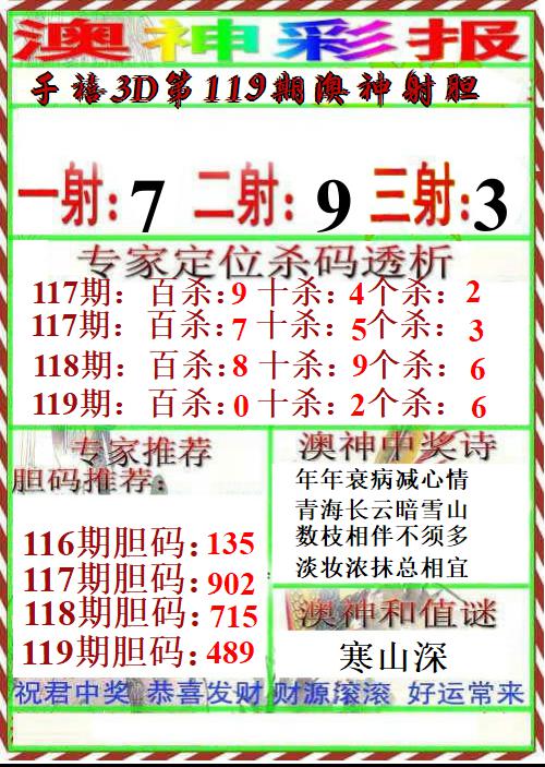 澳神彩报