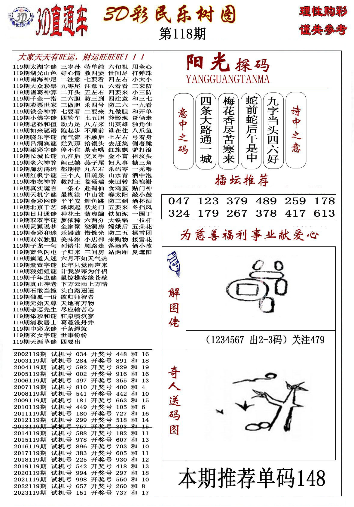 3D彩民乐树图