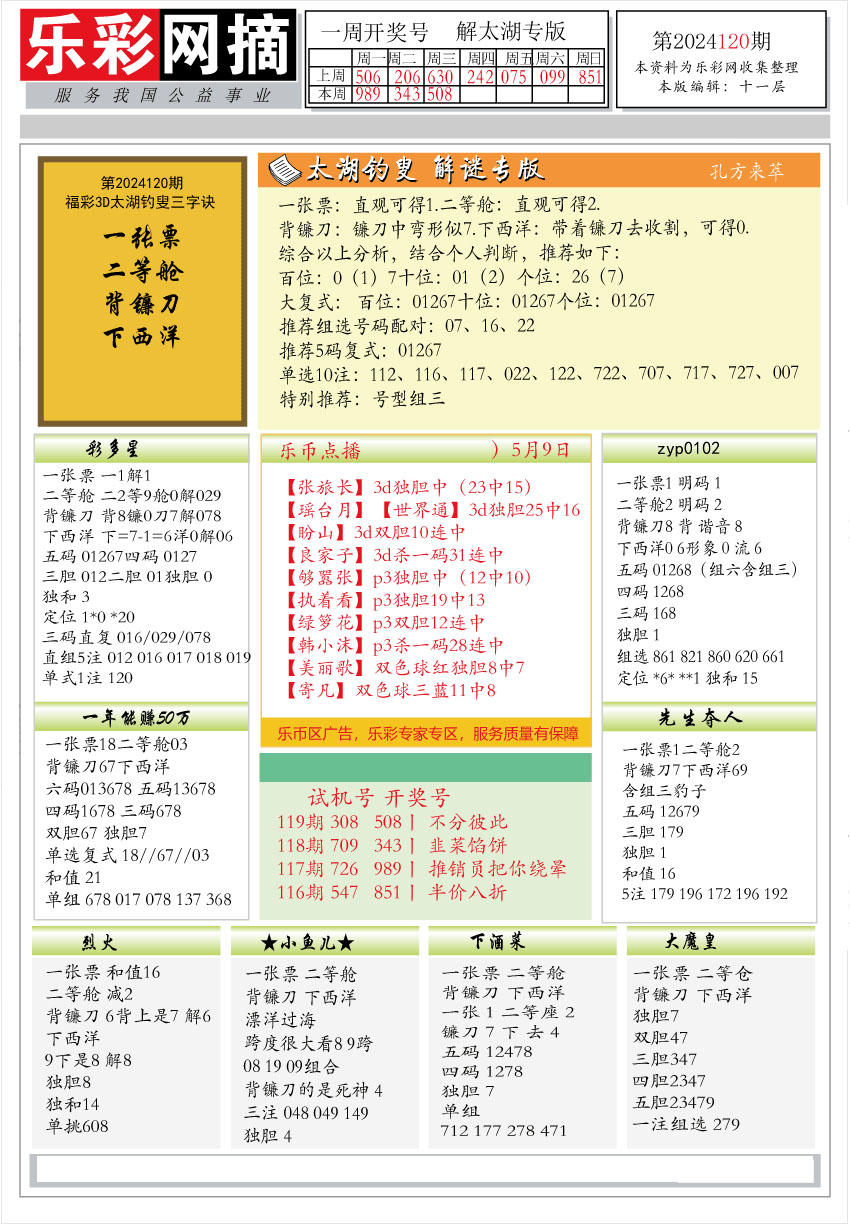 乐彩网摘3