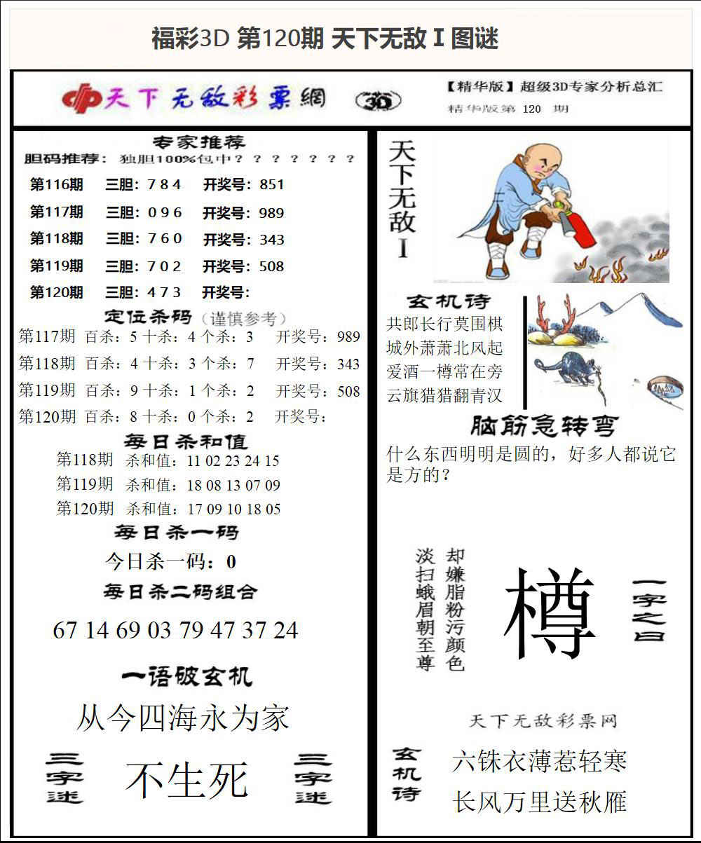 福彩3D天下无敌Ⅰ