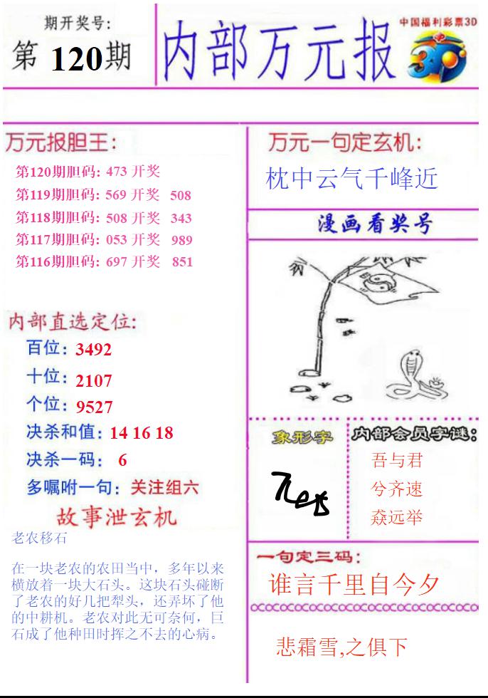 内部万元报