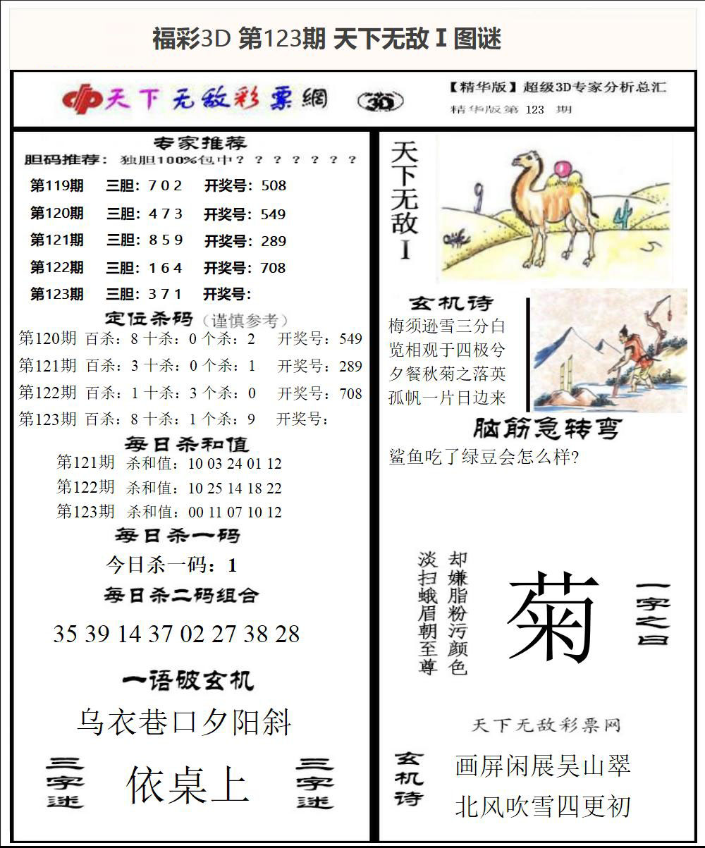 福彩3D天下无敌Ⅰ