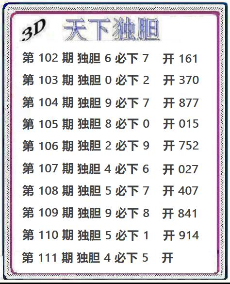 天下独胆