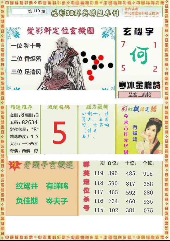 群英联盟专刊彩报