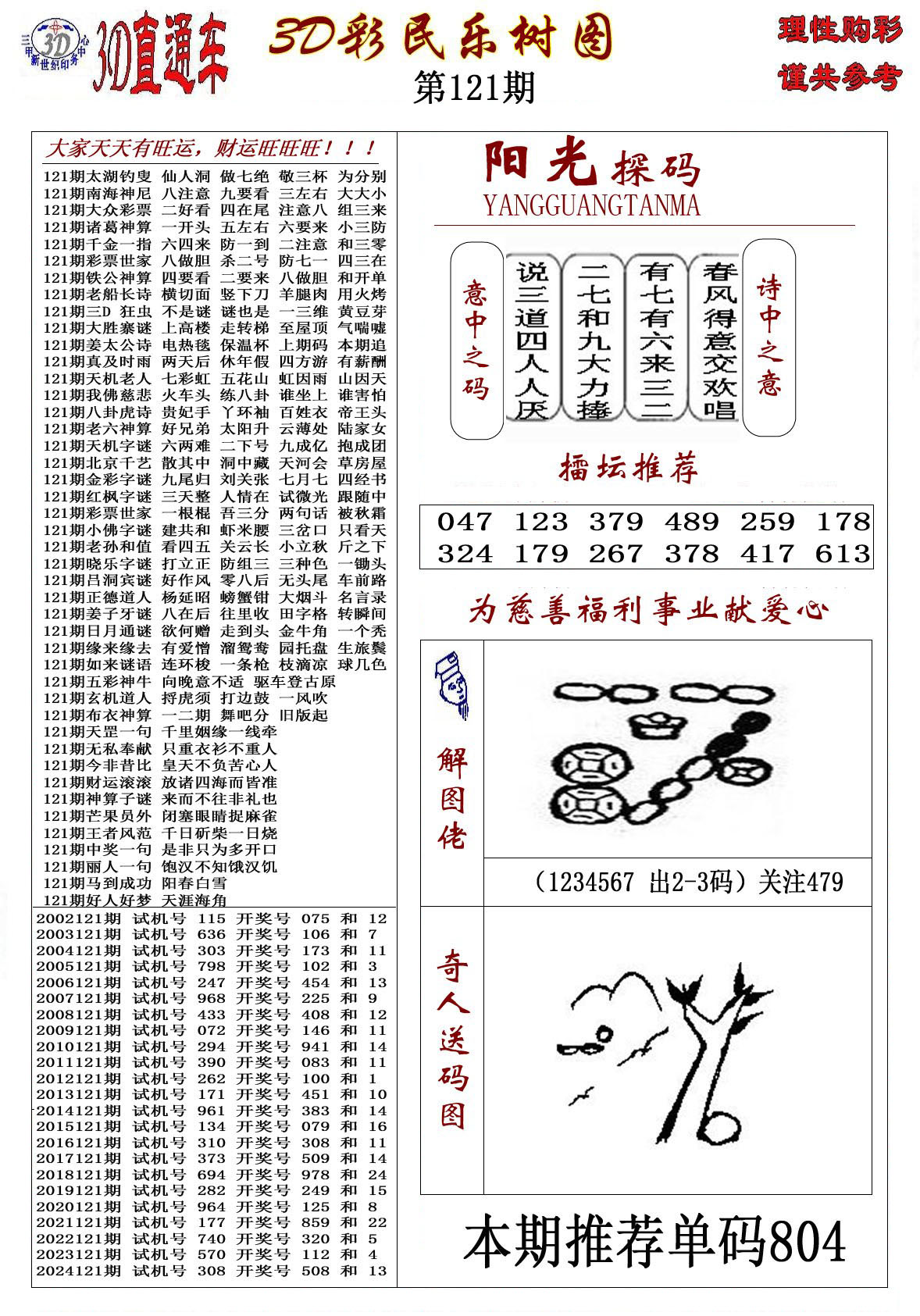3D彩民乐树图